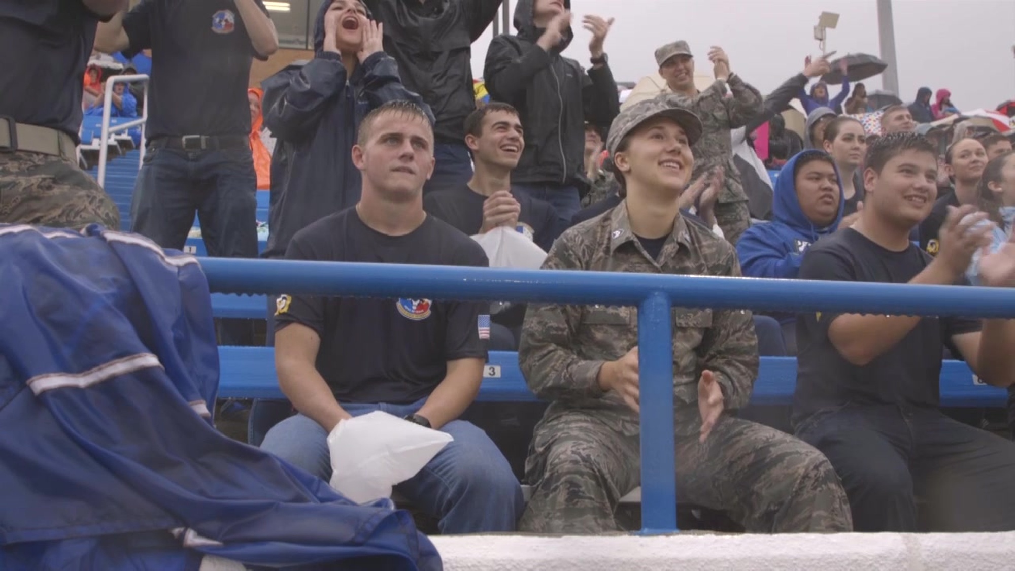 Goodfellow Air Force Base maintains a supportive relationship with the community of San Angelo.  That relationship extends to Angelo State University, which hosts an annual Military Appreciation Day, open for service members to enjoy.  A1C Matthew Angulo reports from LeGrand Stadium.