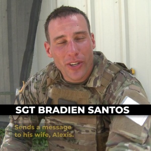 SM-Sgt Bradien Santos Send His Wife Some Love From The US Army Best Medic Competition