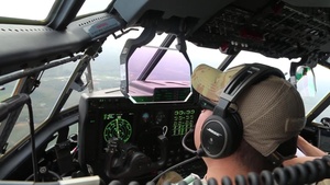 Alaska Guardsmen conduct rescue operations via HC-130J aircraft in North Carolina