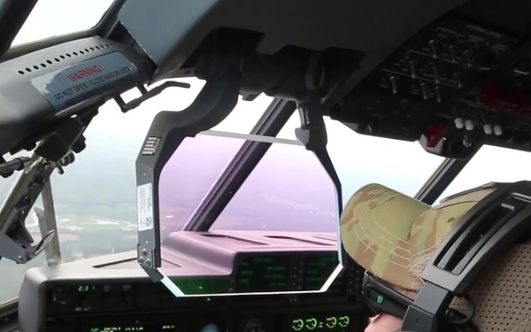 Alaska Guardsmen conduct rescue operations via HC-130J aircraft in North Carolina