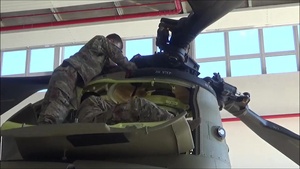 100 hours phase maintenance on a CH-47 Chinook helicopter
