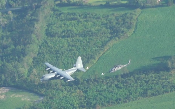 Hurricane Florence - ANG Aerial Refueling