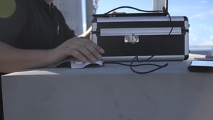 Marines test UAV in Pacific Ocean