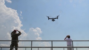 8th SOS and Maritime Operations conduct testing on CV-22 deck-landing vessel