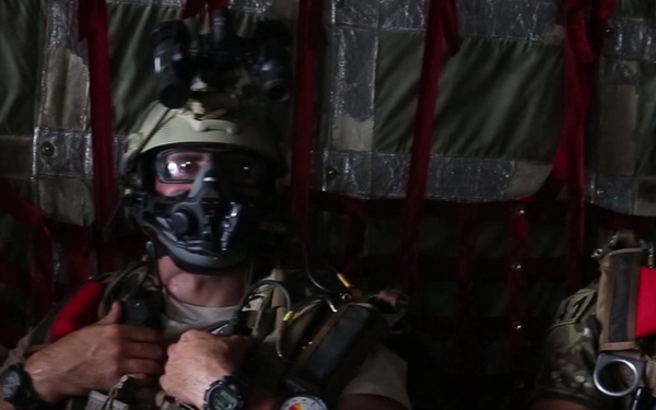 High: SPMAGTF-CR-AF Marines Demonstrate Airborne and Air Delivery Capabilities