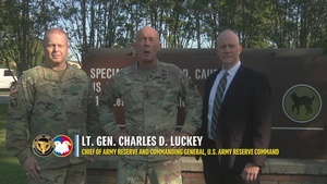 Lt. Gen. Charles D. Luckey visits the 81st Readiness Division