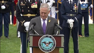 Defense Secretary Hosts National POW/MIA Recognition Day Ceremony at Pentagon