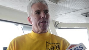 Aboard USS Reagan for Valiant Shield - Rear Adm Thomas Interview
