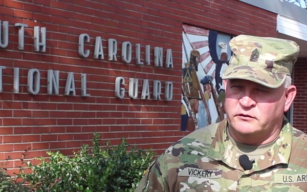 SC State Command Sgt. Major Interview about relief efforts