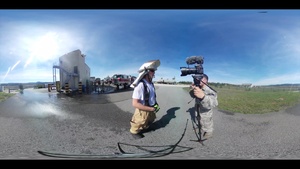 147th Civil Engineering Squadron Fire Fighters Train at Silver Flag
