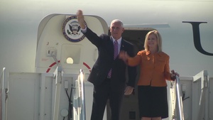 Vice President Pence visits 134th Air Refueling Wing