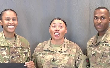 Atlanta Falcons Shoutout- SGT Teresa Henderson, SSG Rachel Blake, SGT Timothy Head