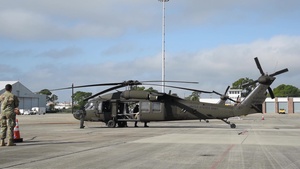 Blackhawk Footage during Flood Relief Efforts