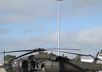Blackhawk Footage during Flood Relief Efforts