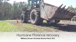 Hurricane Florence recovery at MOTSU