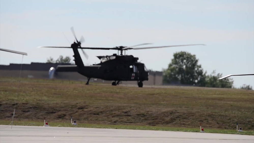 DVIDS - Video - HH-60 MEDEVAC helicopter traffic pattern training flight