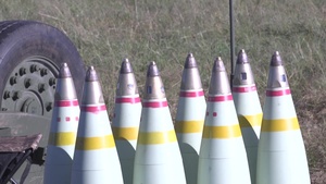 160th Field Artillery live fire new artillery systems