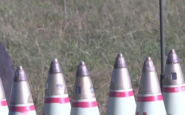 160th Field Artillery live fire new artillery systems