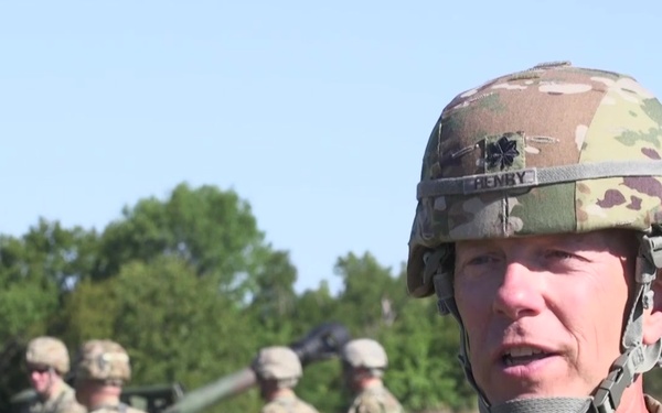 160th Field Artillery live fire new artillery systems