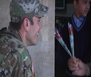 Yudh Abhyas 18: I Corps Soldiers Visit School