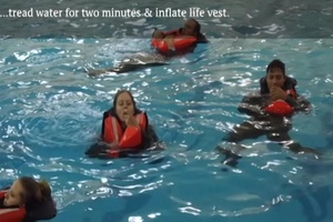 Air Station Kodiak participates in annual aviation water survival training