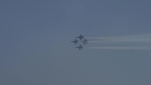 (B-Roll) Sean D. Tucker Team "Oracle" and Blue Angels perform at 2018 MCAS Miramar Air Show
