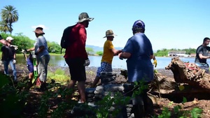 NAVFAC Hawaii CO leads Navy team, partners with local community to improve ancient Hawaiian fishpond