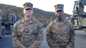 CLB 251 Commanding Officer and Sgt Maj send message home