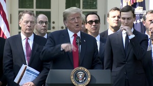 President Trump Deliver Remarks on the United States Mexico Canada Agreement