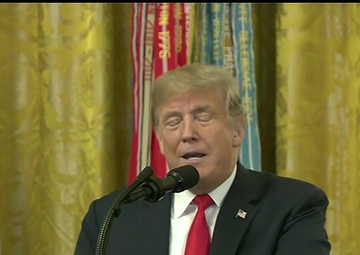 Medal of Honor White House Ceremony - SSG Ronald J. Shurer II, USA