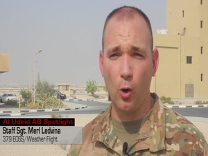 Al Udeid's Weather Flight essential for warfighters downrange