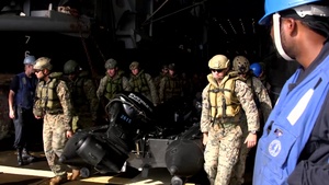 Marines and Sailors conduct well