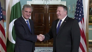 Secretary Pompeo Meets with Pakistani Foreign Minister