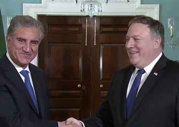 Secretary Pompeo Meets with Pakistani Foreign Minister