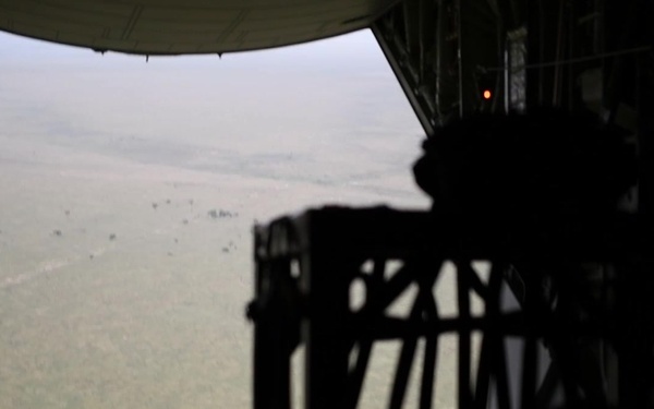 MC-130J Airdrop B-Roll