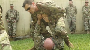 184th SC conducts combatives familiarization training