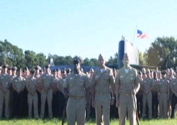 USS West Virginia Wishes the Navy Happy Birthday
