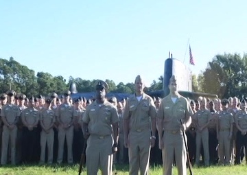 USS West Virginia Gives a Shout-out &quot;Go Navy, Beat Army&quot;