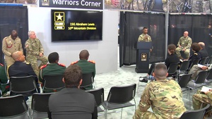 AUSA 2018 Warriors Corner #12: Africa – Opportunity to Grow Enlisted Leadership