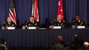 B-roll of Chief of the Army Reserve Panel at AUSA 2018