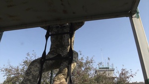 American pararescuemen conduct tower training in Ukraine