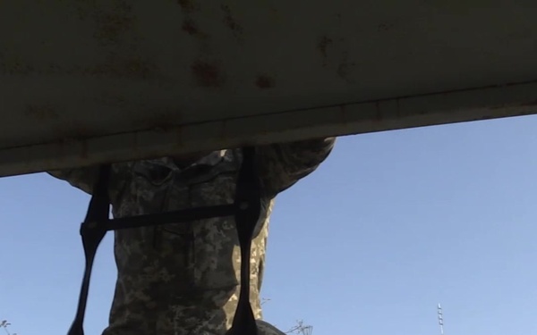 American pararescuemen conduct tower training in Ukraine
