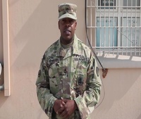 SFC Troy Johnson-Camp As Sayliyah, Qatar- Army v. Navy Game Shout Out-Watch Stadium