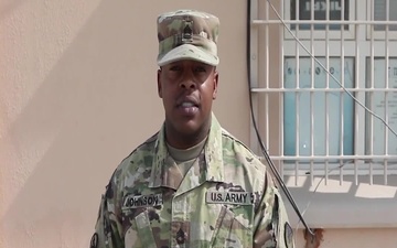 SFC Troy Johnson-Camp As Sayliyah, Qatar- Army v. Navy Game Shout Out-Watch Stadium