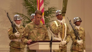 300th Sustainment Brigade Flag Casing Ceremony