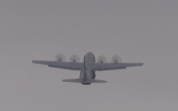 C-130J Takes Off at Clear Sky 2018