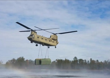 Chinooks Prove Strength by Moving Bridges