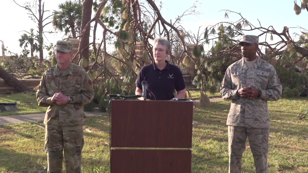 DVIDS - Video - Tyndall Air Force Base briefing