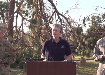 Tyndall Air Force Base briefing