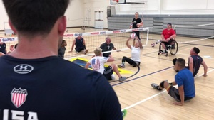 2018 Invictus Games Training: Sitting Volleyball and Rowing